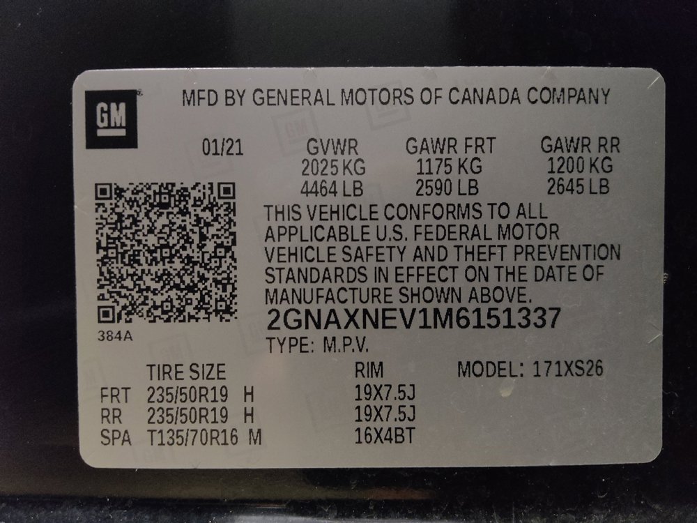 Used 2021 Chevrolet Equinox Premier w/ Redline Edition FWD image 33