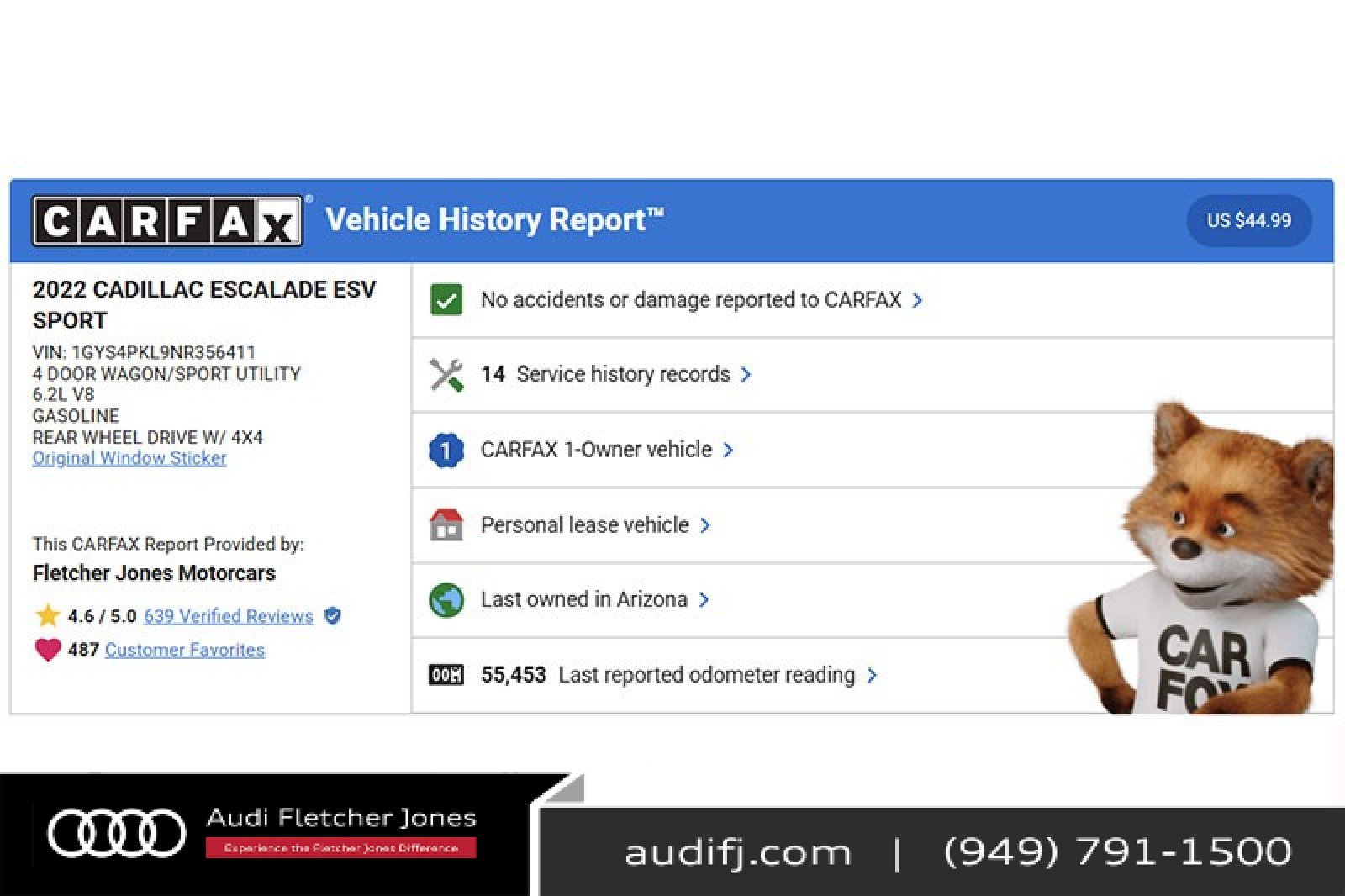 Used 2022 Cadillac Escalade ESV Sport w/ Touring Package image 2