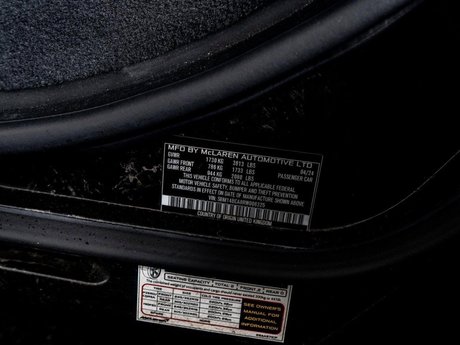 Used 2024 McLaren 750S Spider image 55