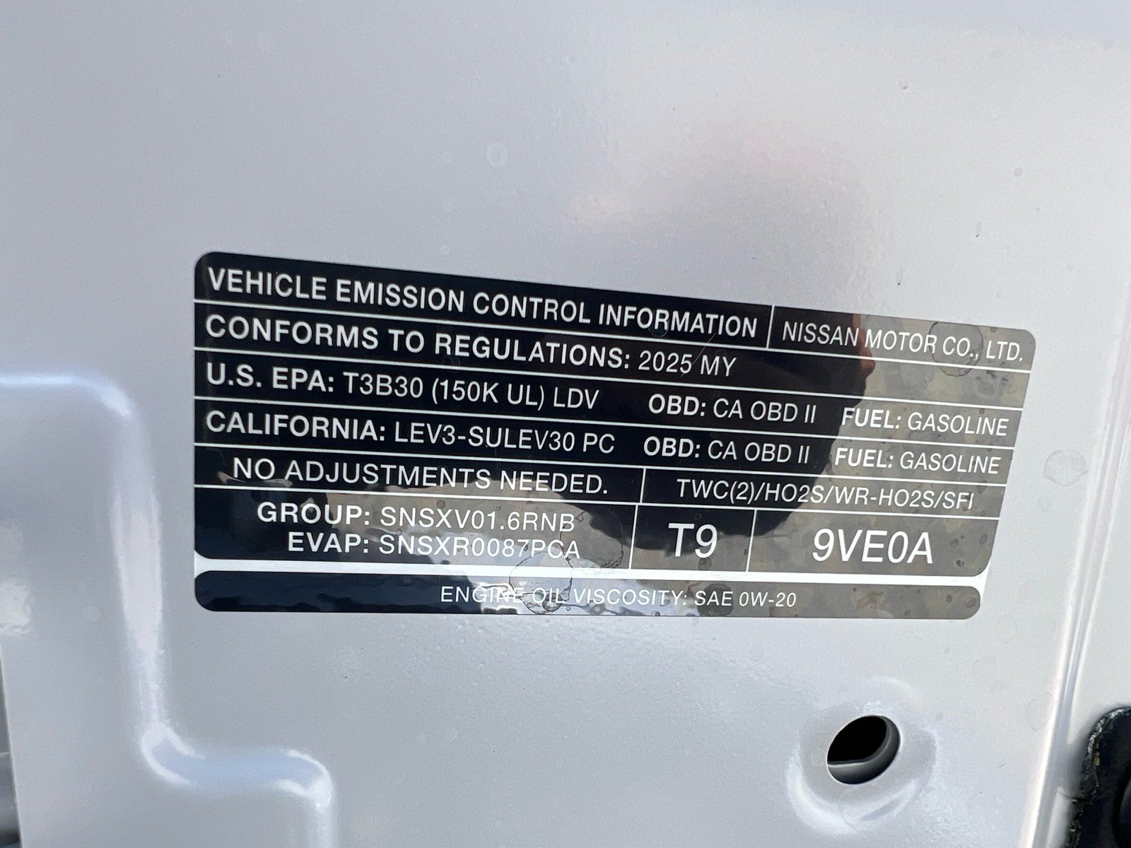 Used 2025 Nissan Versa SV w/ Trunk Package FWD image 35