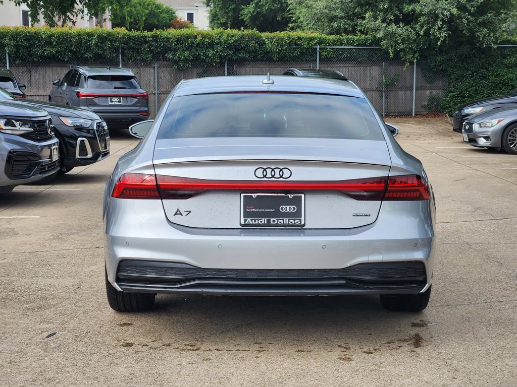 Certified 2023 Audi A7 3.0T Prestige w/ S Line Black Optic Package AWD/4WD image 9