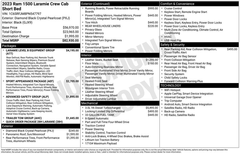 Used 2023 RAM 1500 Laramie AWD/4WD image 4