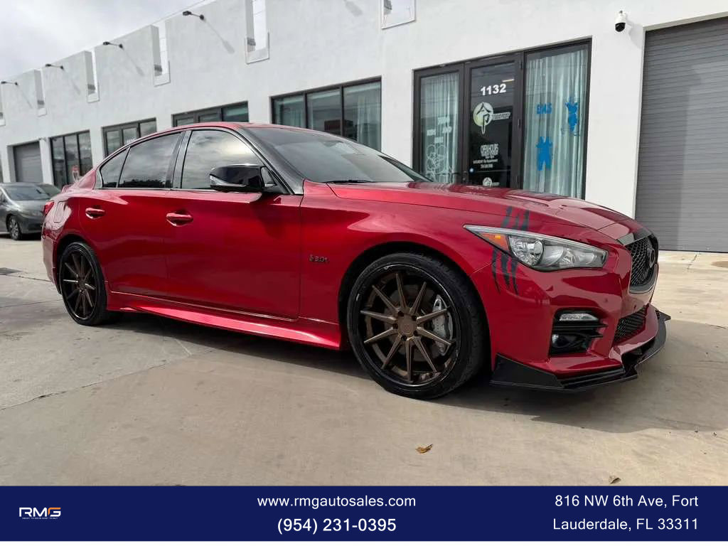 Used 2017 INFINITI Q50 Red Sport 400 image 5