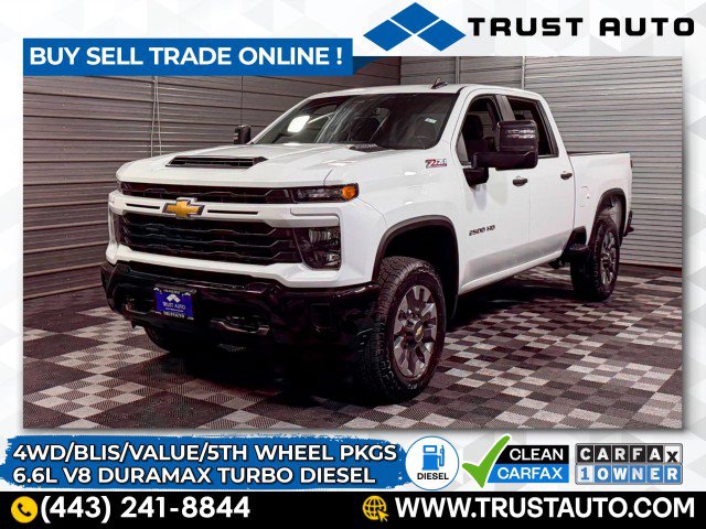 Used 2024 Chevrolet Silverado 2500 Custom w/ Custom Value Package image 1