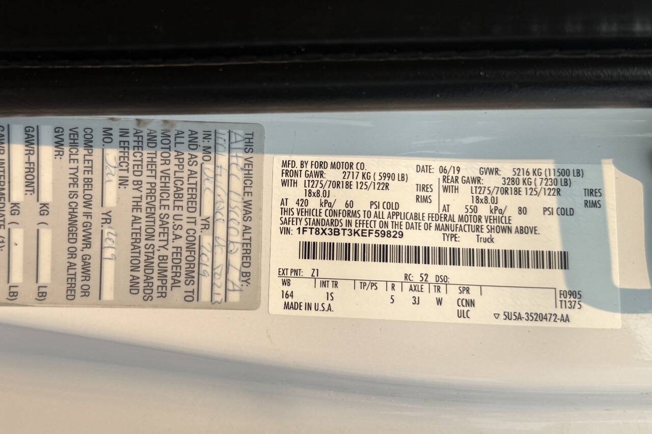 Used 2019 Ford F350 XL w/ Power Equipment Group AWD/4WD image 41