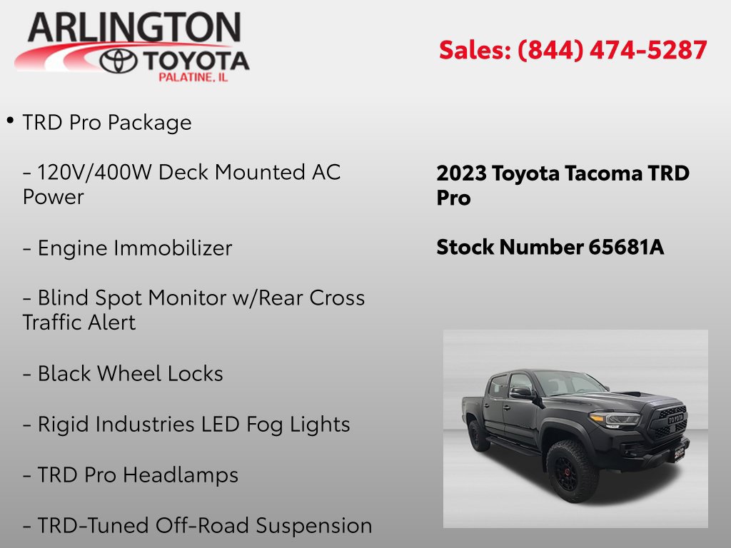 Used 2023 Toyota Tacoma TRD Pro AWD/4WD image 4