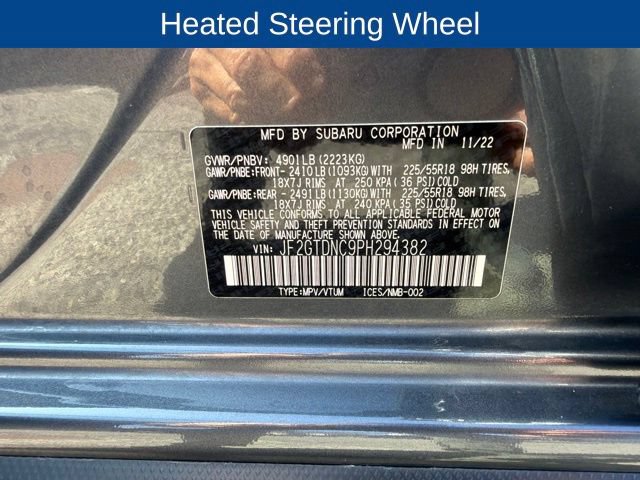 Used 2023 Subaru Crosstrek Hybrid w/ Moonroof Package w/Navigation AWD/4WD image 15