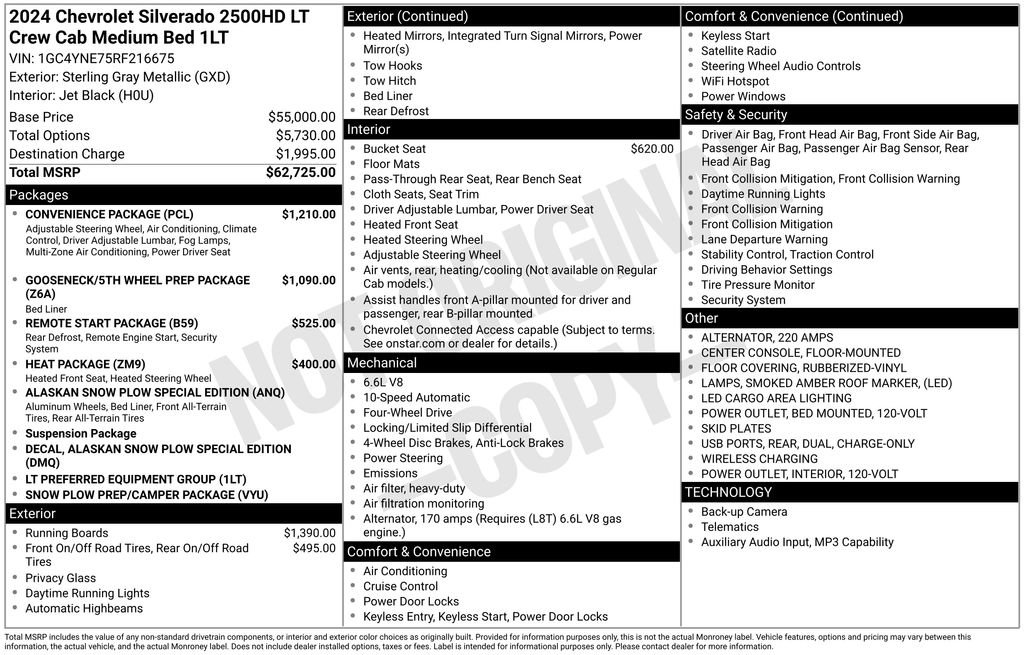 Used 2024 Chevrolet Silverado 2500 LT w/ Convenience Package AWD/4WD image 19