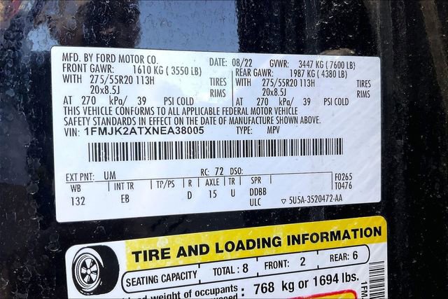 Used 2022 Ford Expedition Max Limited AWD/4WD image 6
