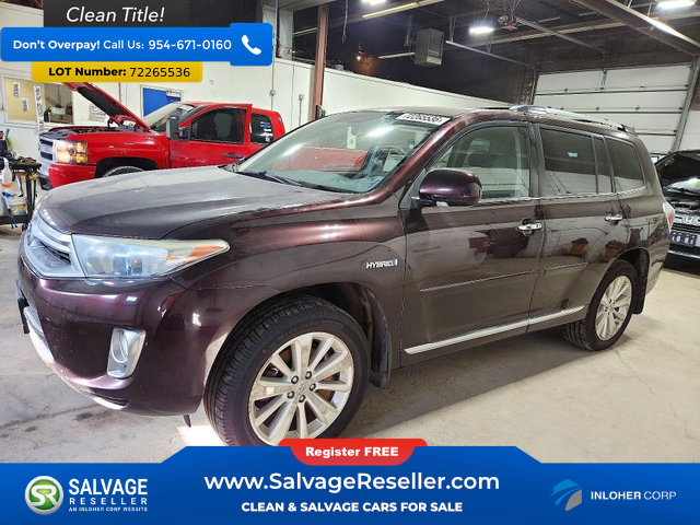 Used 2012 Toyota Highlander Limited AWD/4WD image 1