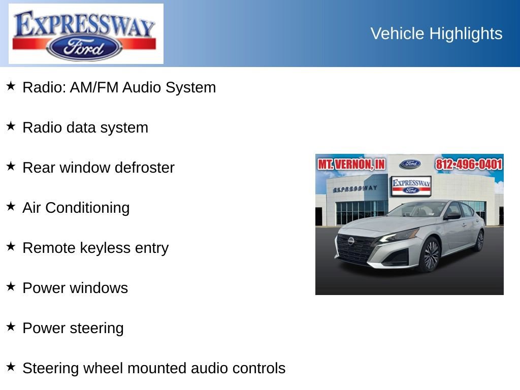 Used 2024 Nissan Altima 2.5 SV FWD image 2