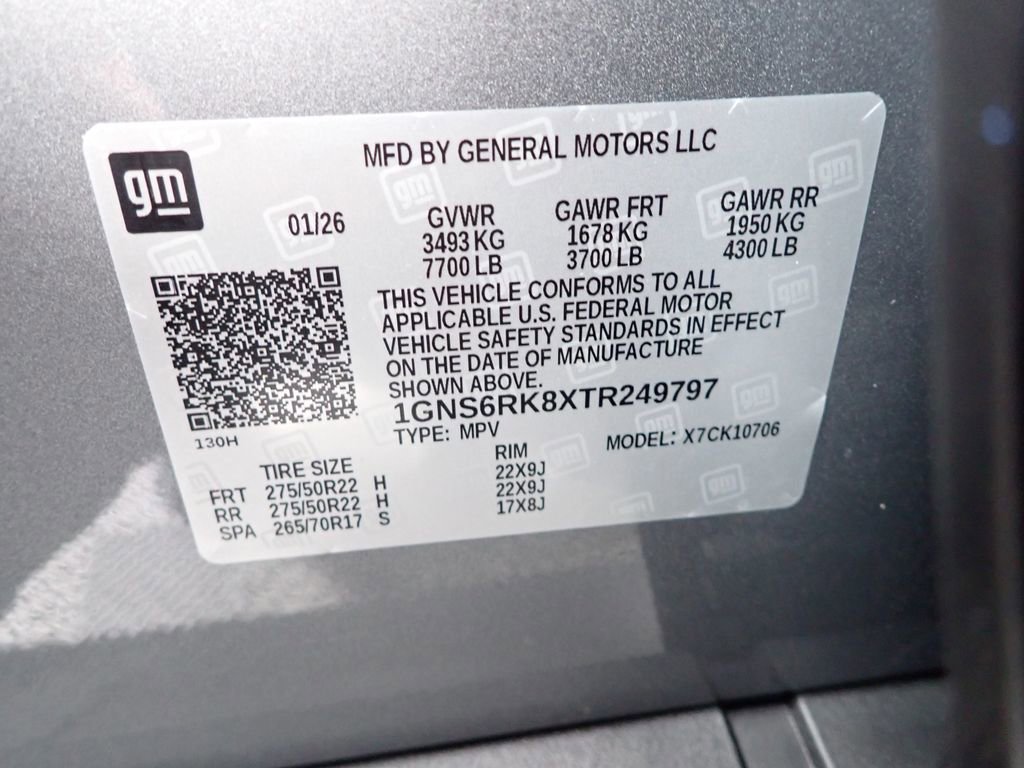 New 2026 Chevrolet Tahoe RST w/ Comfort Package image 47