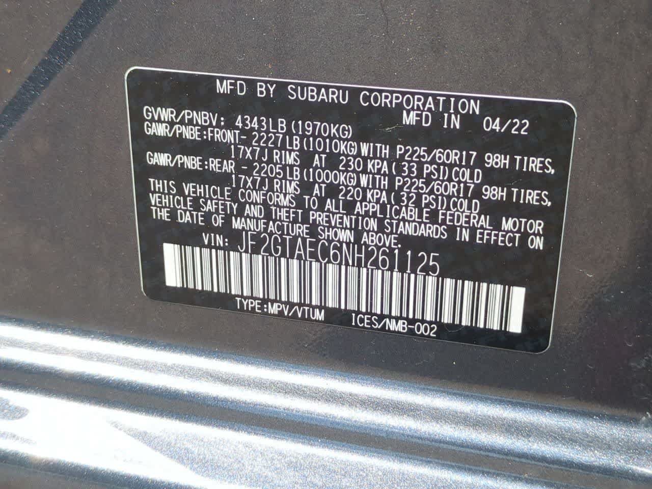 Used 2022 Subaru Crosstrek 2.0i Premium w/ Moonroof Package AWD/4WD image 36