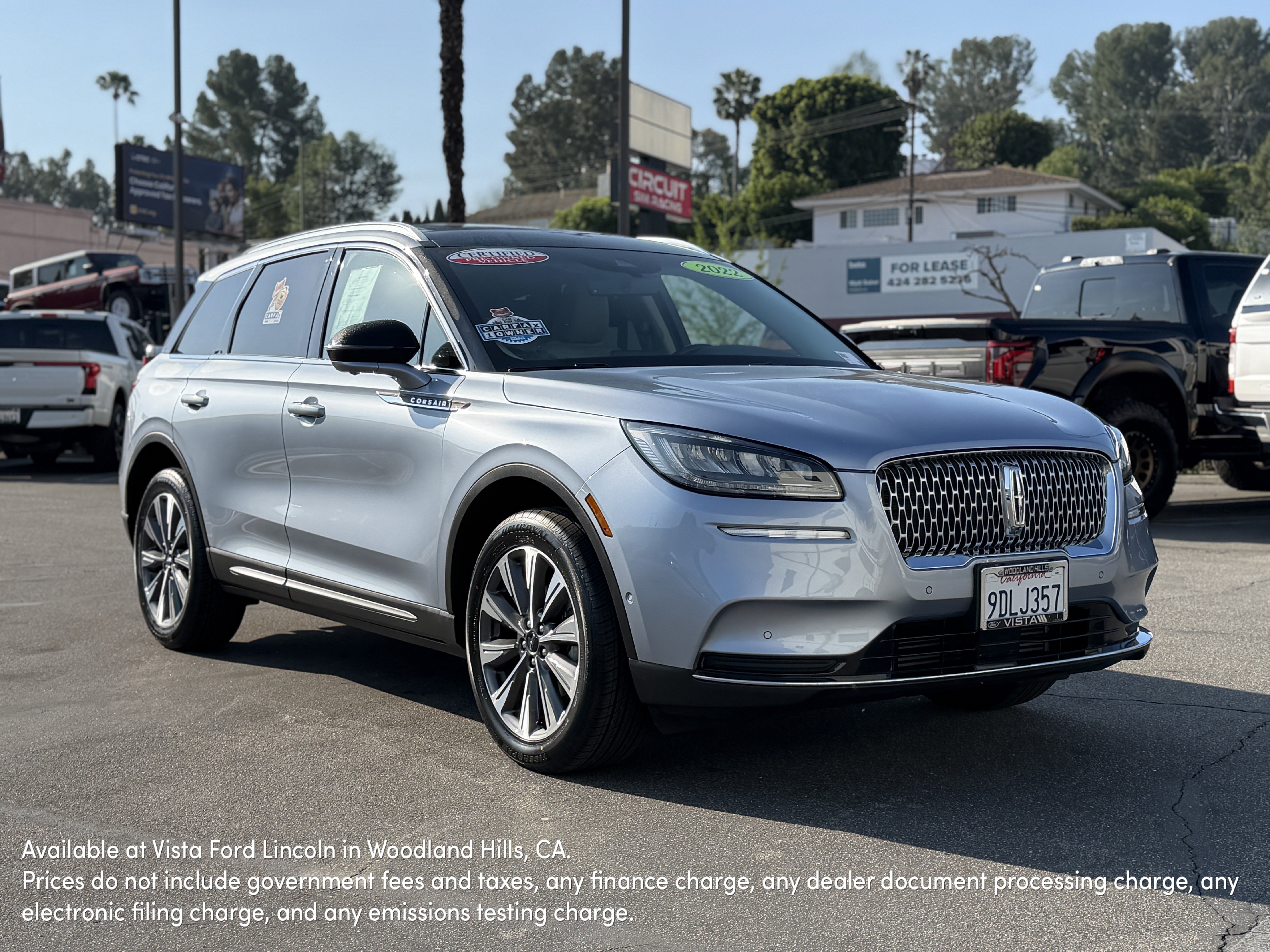 Used 2022 Lincoln Corsair Reserve w/ Equipment Group 201A