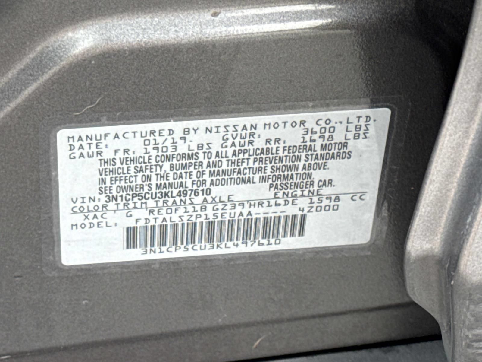 Used 2019 Nissan Kicks SV FWD image 30