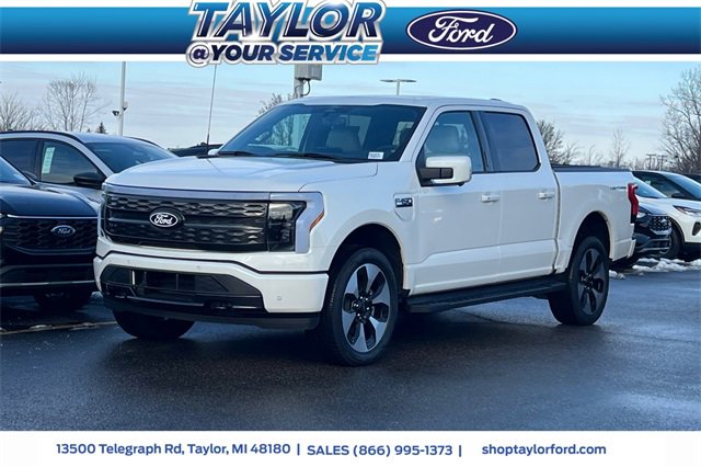New 2025 Ford F150 Lightning Platinum