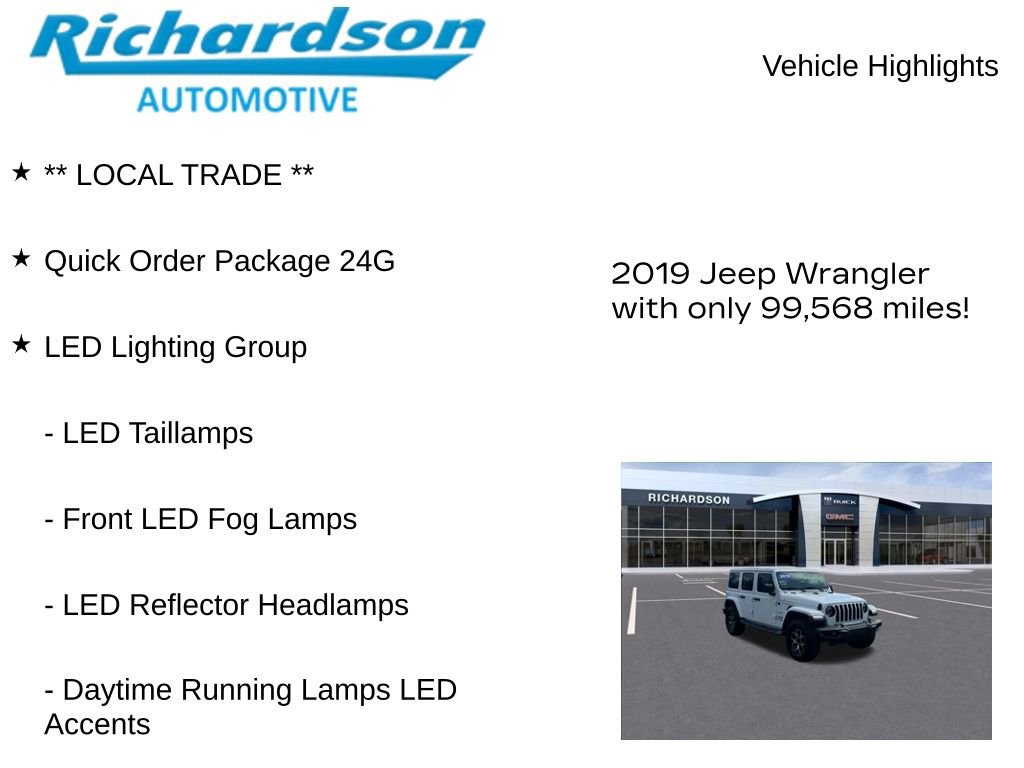 Used 2019 Jeep Wrangler Unlimited Sahara AWD/4WD image 11