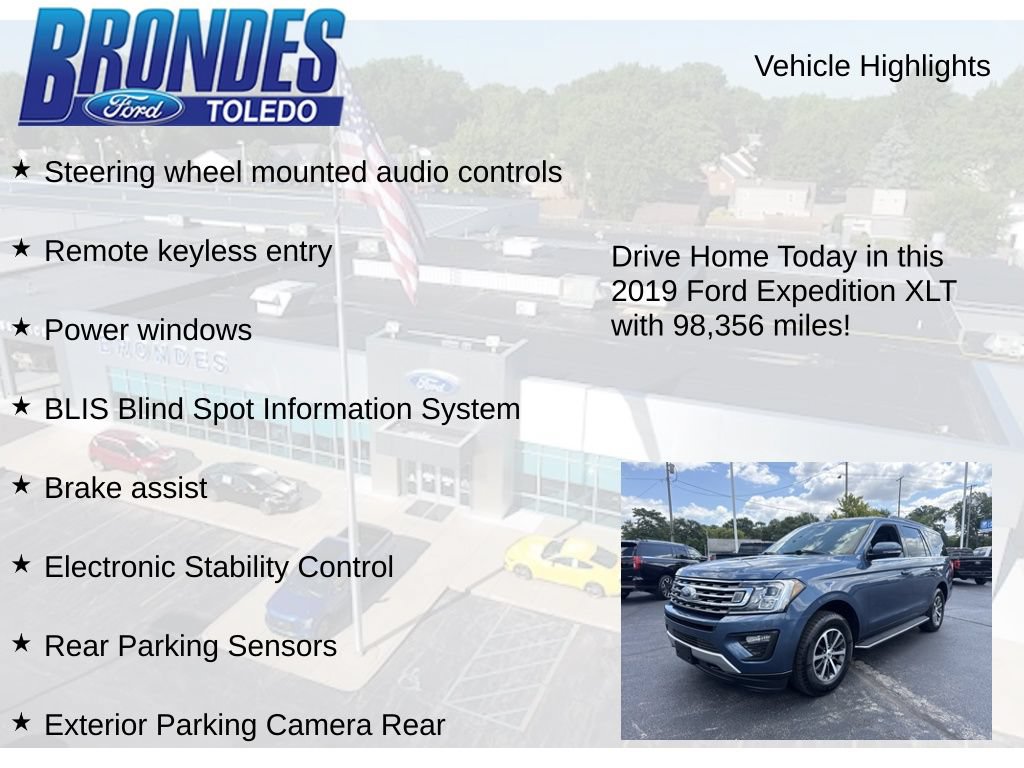 Used 2019 Ford Expedition XLT w/ Equipment Group 202A AWD/4WD image 32