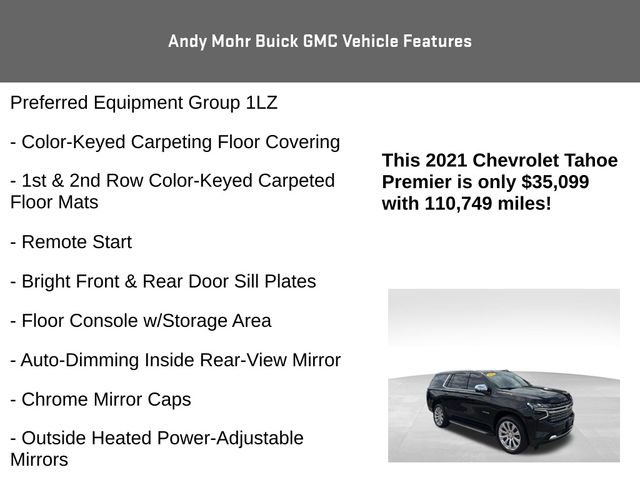 Used 2021 Chevrolet Tahoe Premier w/ Premium Package image 16
