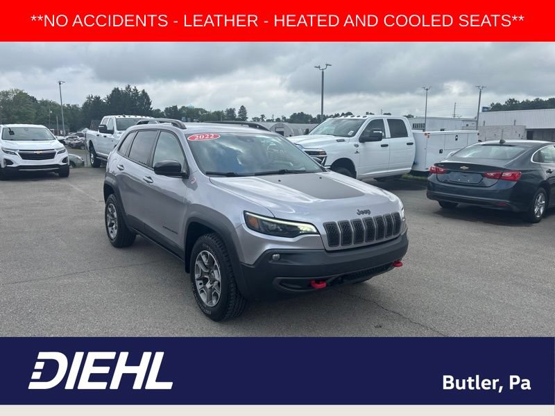 Used 2022 Jeep Cherokee Trailhawk w/ Premium Leather Package