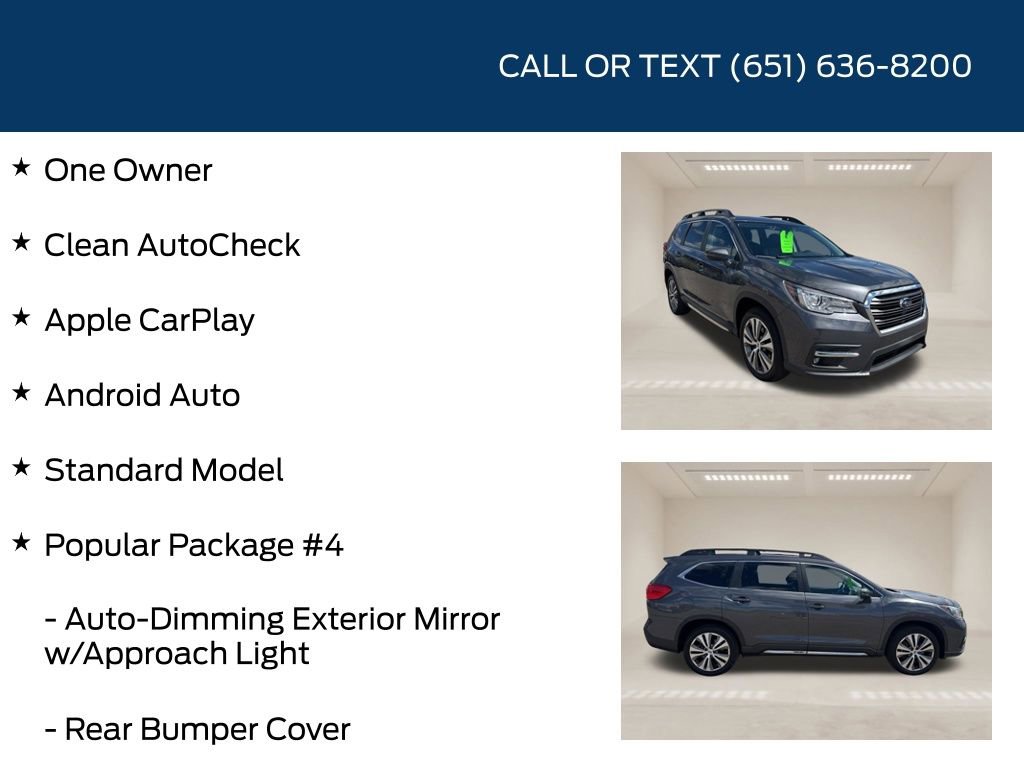 Used 2020 Subaru Ascent Limited w/ Popular Package #4 AWD/4WD image 5