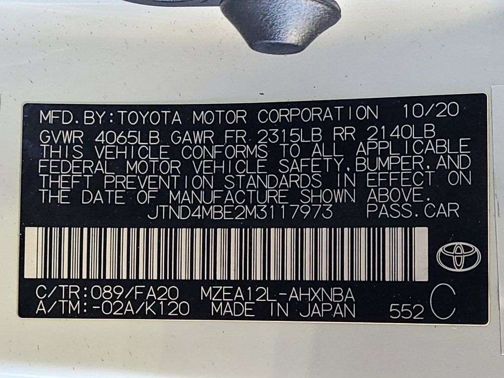 Used 2021 Toyota Corolla SE FWD image 33