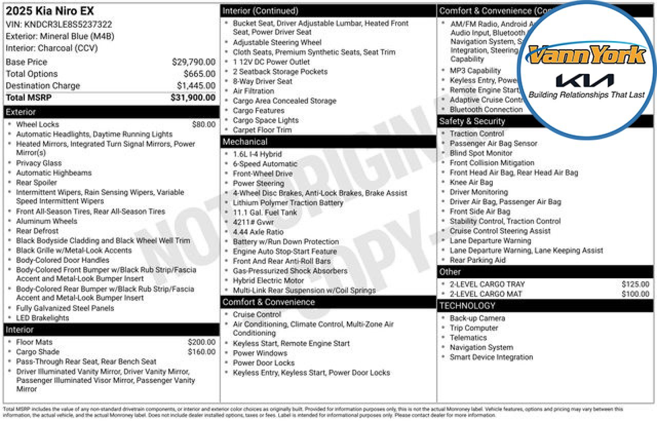 New 2025 Kia Niro EX image 26