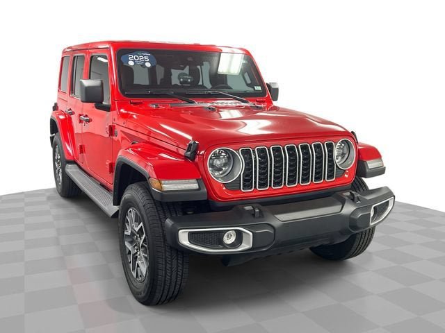 Used 2025 Jeep Wrangler Unlimited Sahara w/ Safety Group AWD/4WD image 1