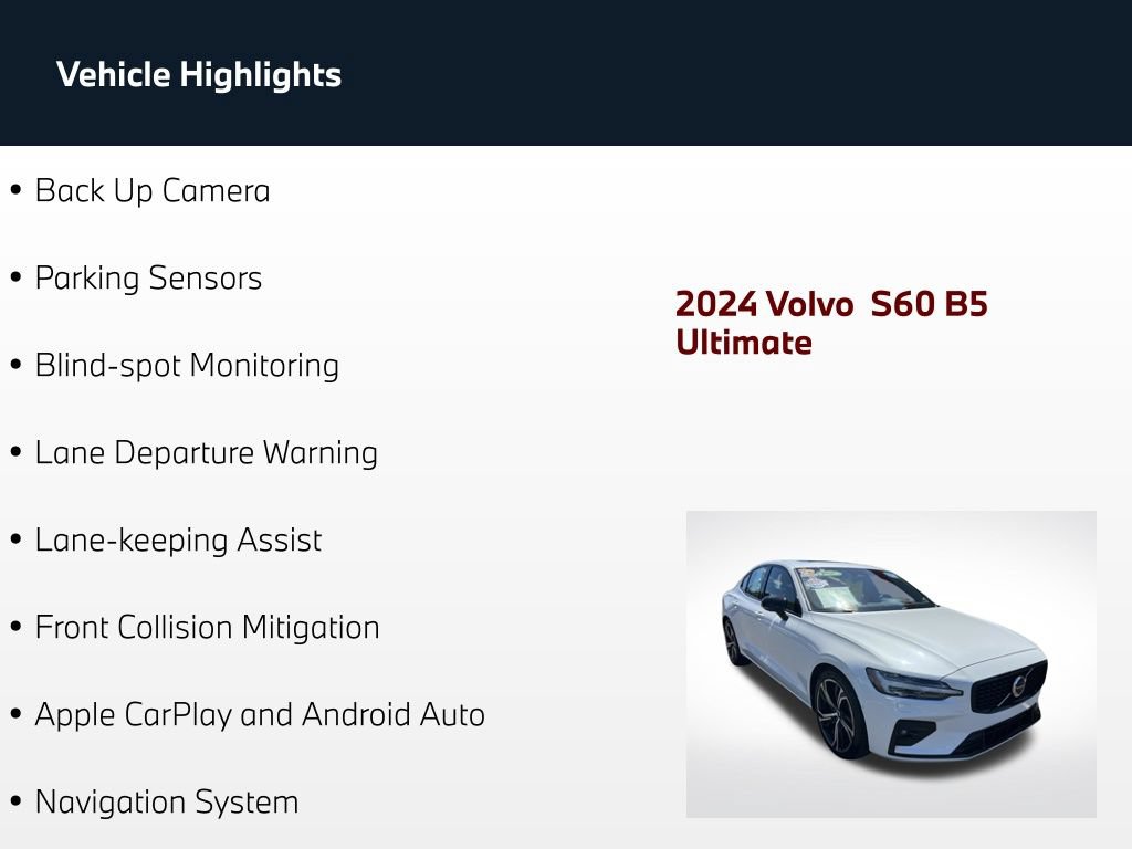 Used 2024 Volvo S60 B5 Ultimate AWD/4WD image 5