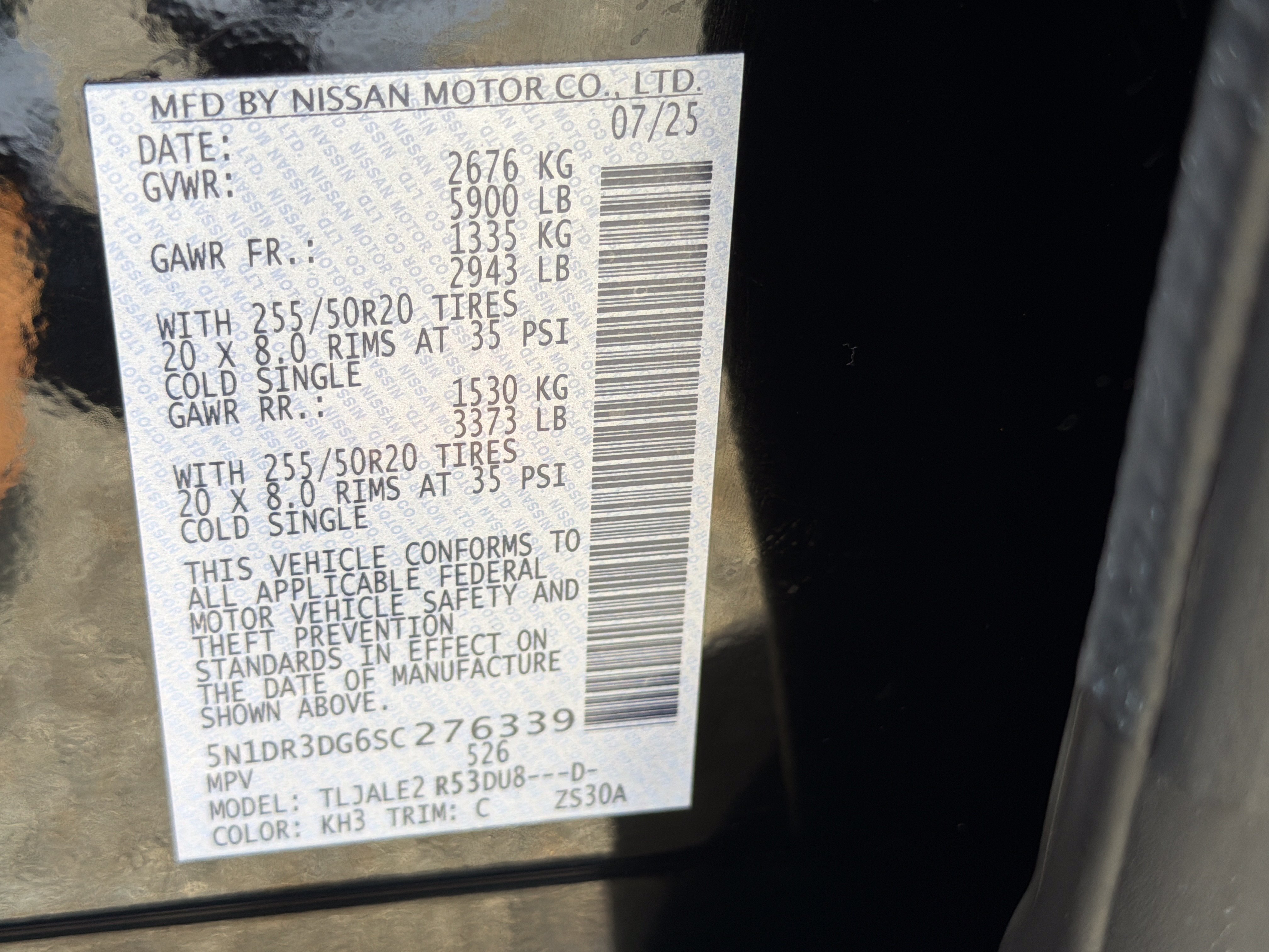 Used 2025 Nissan Pathfinder Platinum w/ Cargo Package FWD image 27