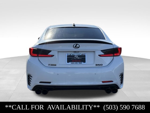 Used 2015 Lexus RC 350 w/ F Sport w/Summer Tires RWD image 4