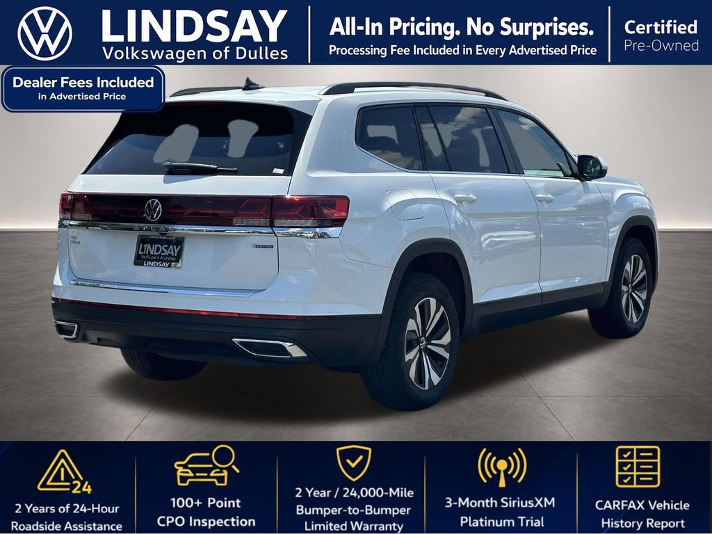 Used 2024 Volkswagen Atlas SE AWD/4WD image 8