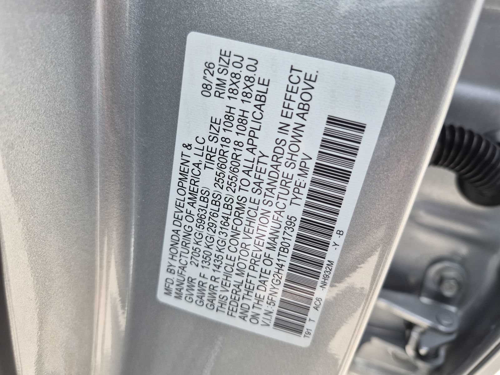 New 2026 Honda Pilot EX-L image 24