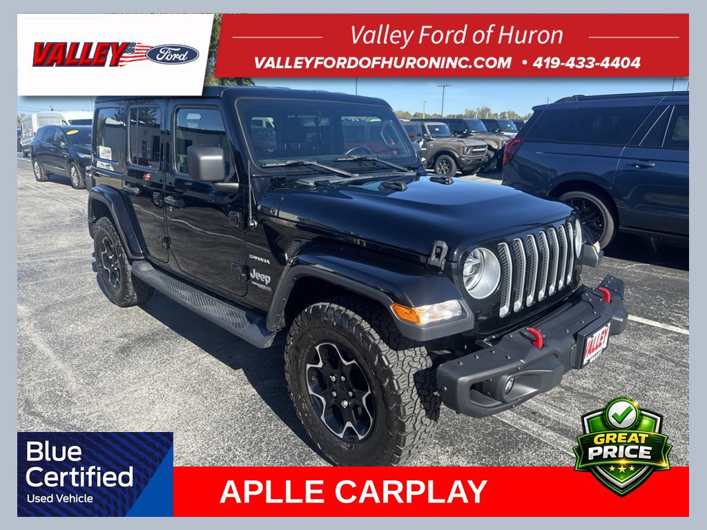 Used 2019 Jeep Wrangler Unlimited Sahara w/ Uconnect 4C Nav & Sound Group AWD/4WD 360° Tour