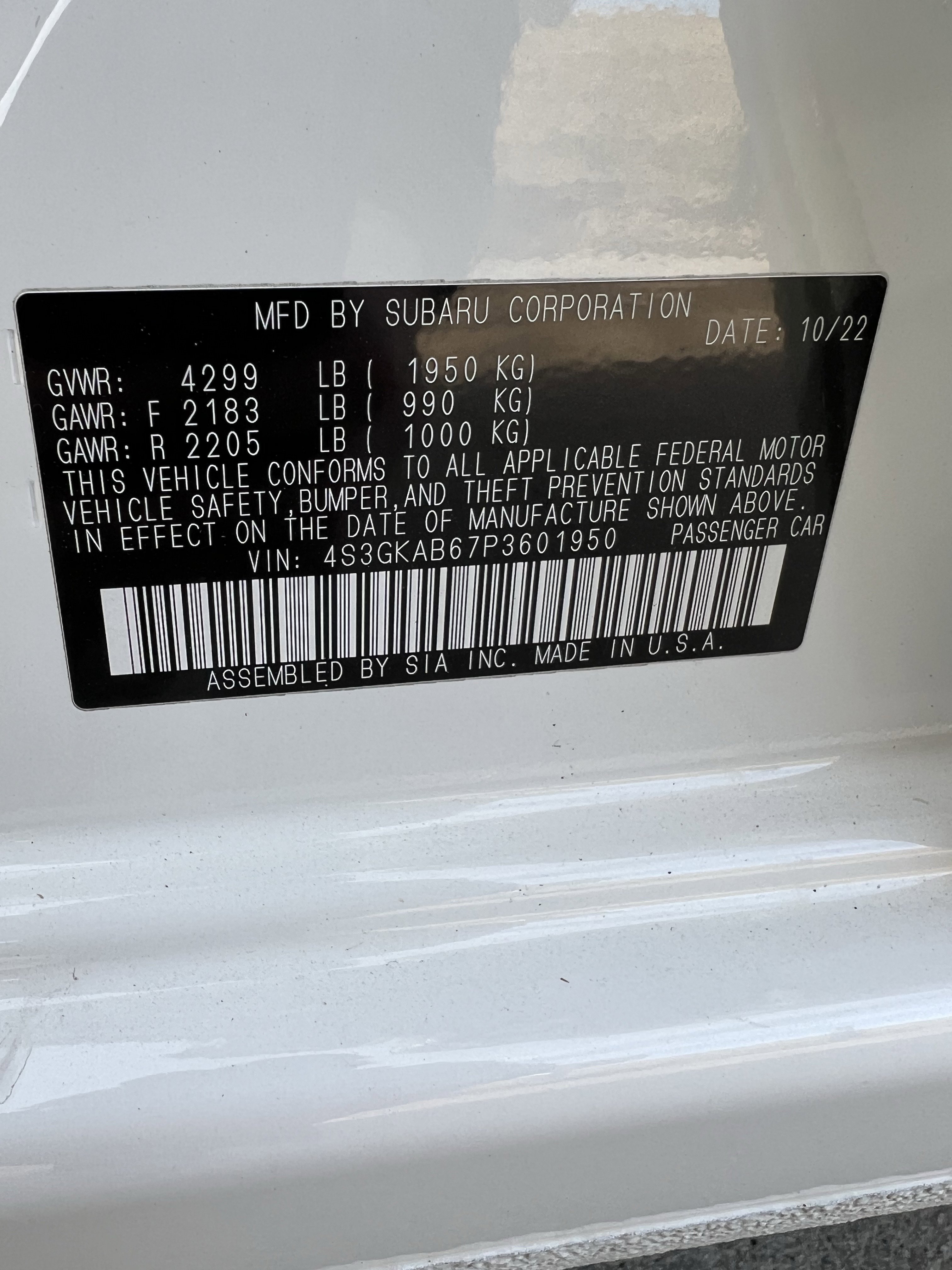 Used 2023 Subaru Impreza 2.0i image 37