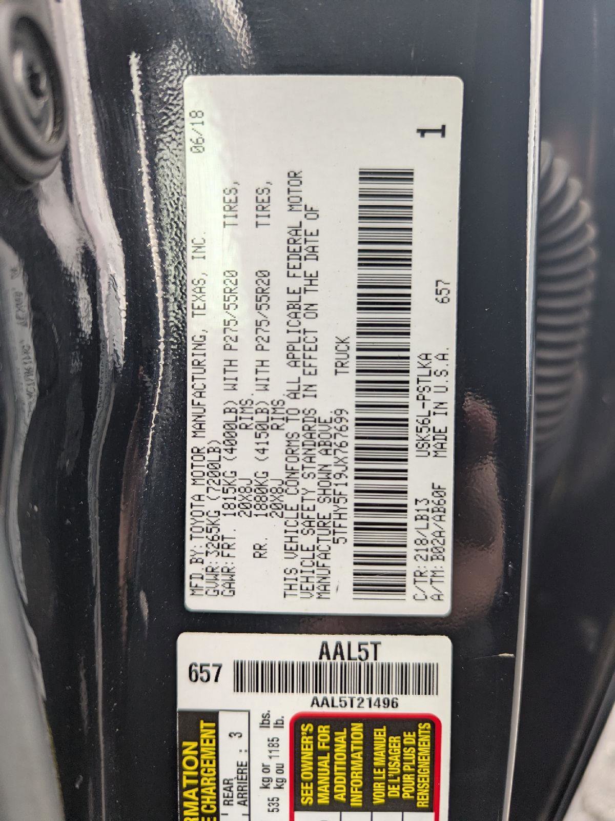 Used 2018 Toyota Tundra Limited image 33