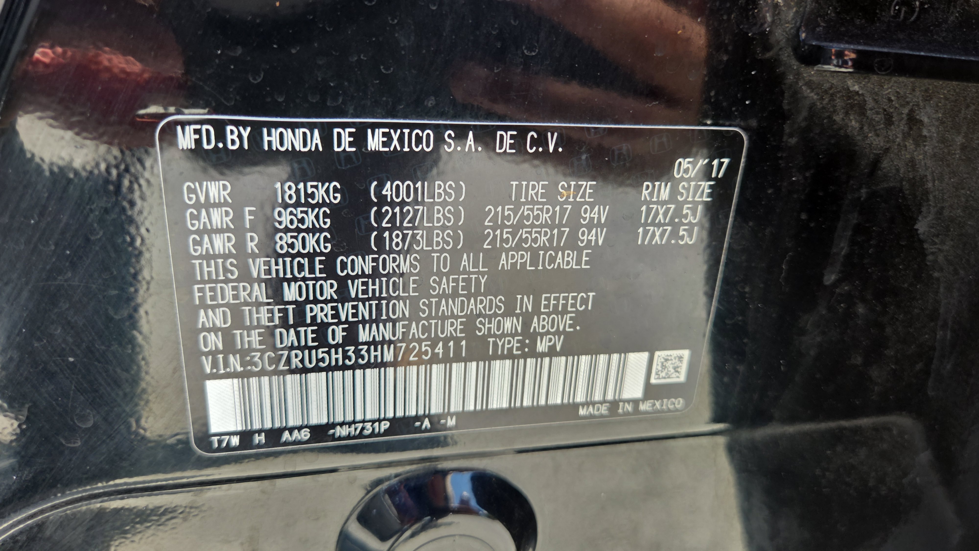 Used 2017 Honda HR-V LX image 22