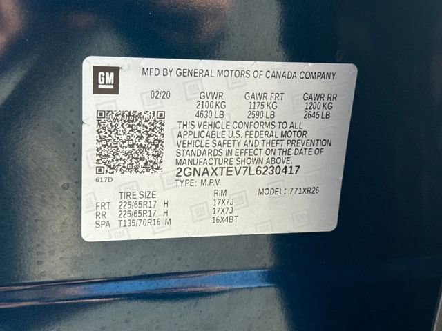 Used 2020 Chevrolet Equinox LT w/ Driver Convenience Package image 28