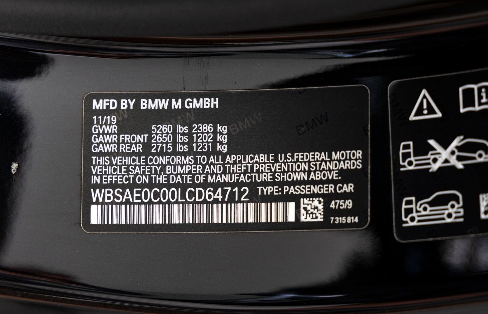 Used 2020 BMW M8 Coupe w/ Driving Assistance Package AWD/4WD image 33