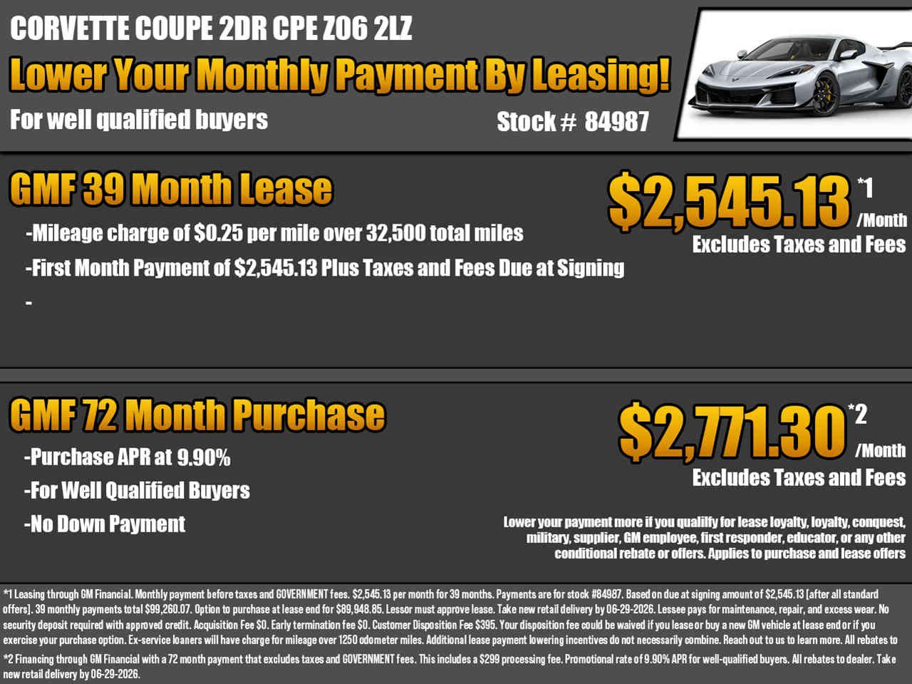 New 2027 Chevrolet Corvette Z06 RWD image 2
