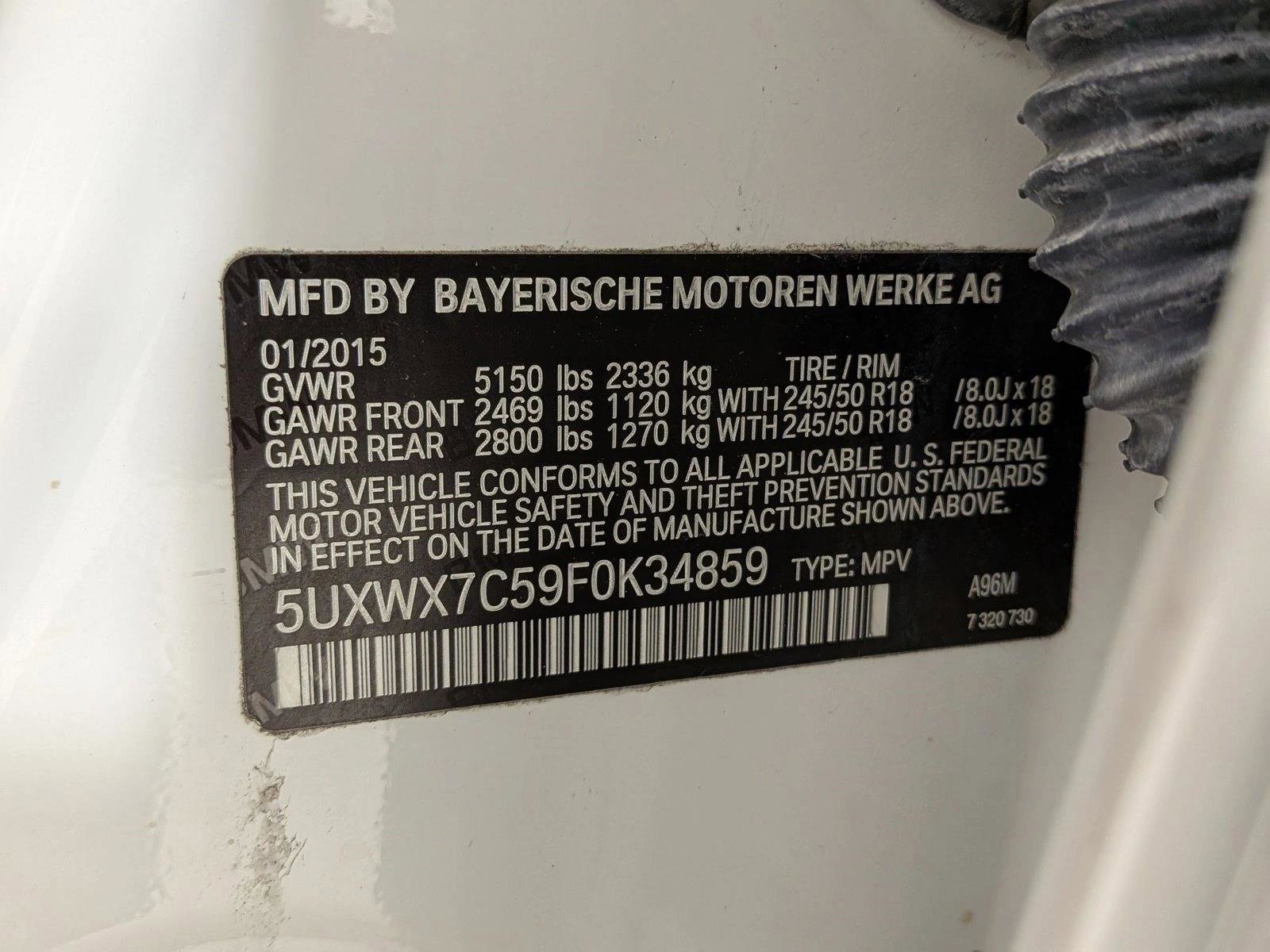 Used 2015 BMW X3 xDrive35i AWD/4WD image 28