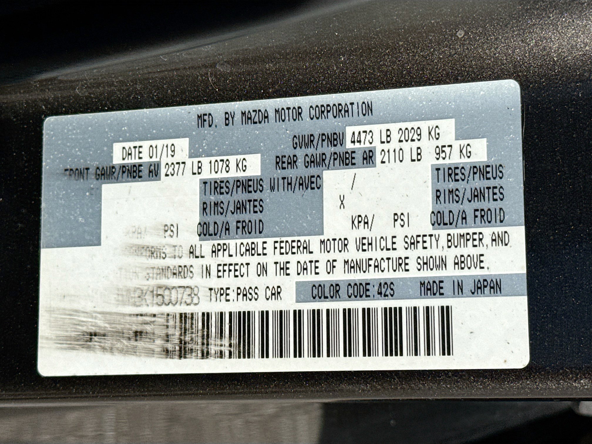 Used 2019 MAZDA MAZDA6 Touring image 43