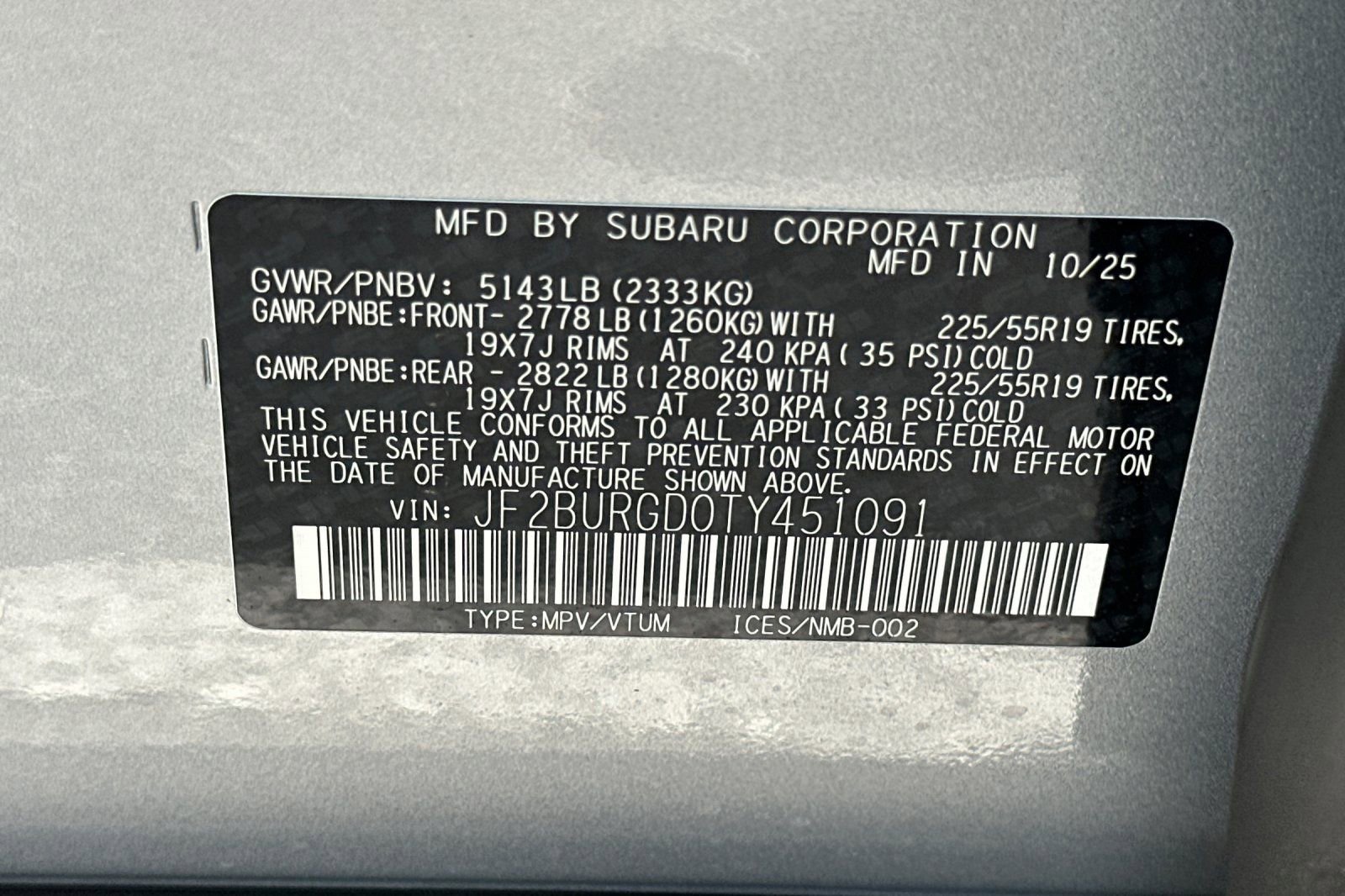 New 2026 Subaru Outback Limited XT image 28