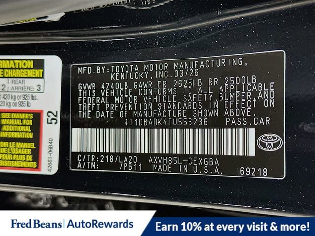 New 2026 Toyota Camry XLE image 11