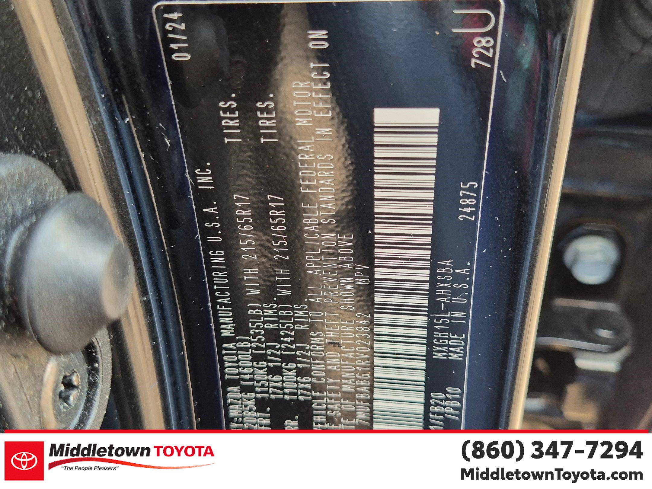 Certified 2024 Toyota Corolla Cross AWD Hybrid w/ Moonroof Package image 40