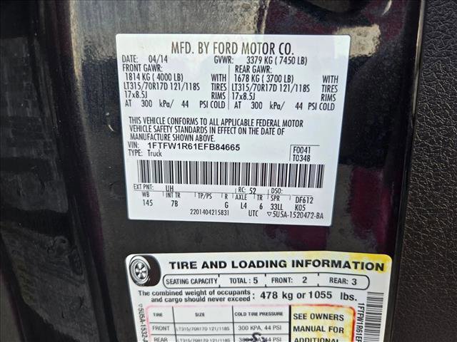 Used 2014 Ford F150 Raptor w/ Equipment Group 801A Luxury AWD/4WD image 19