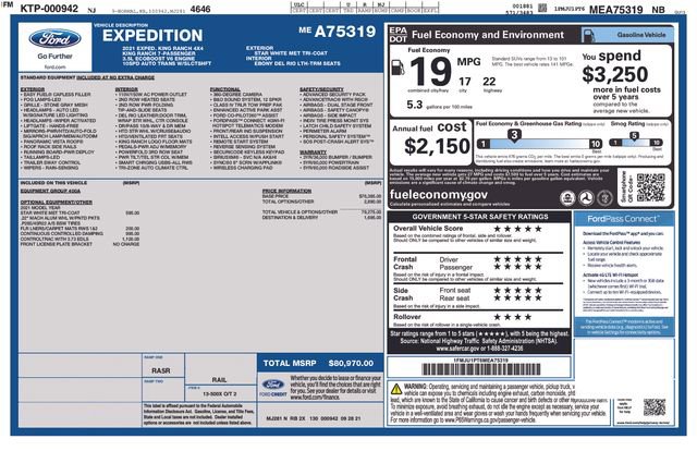 Used 2021 Ford Expedition King Ranch AWD/4WD image 5