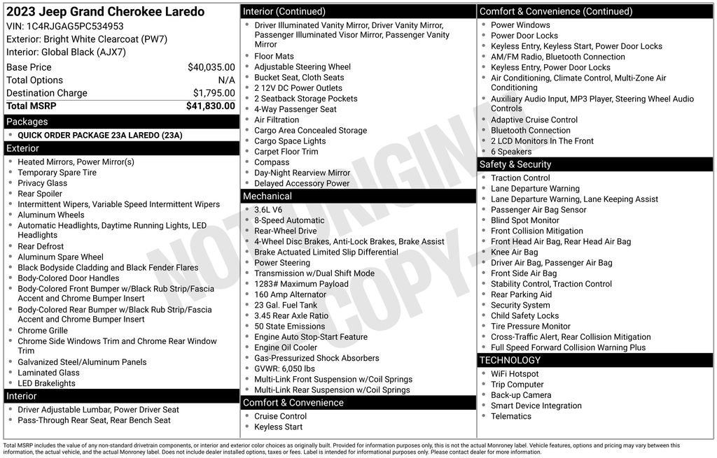 Used 2023 Jeep Grand Cherokee Laredo image 28