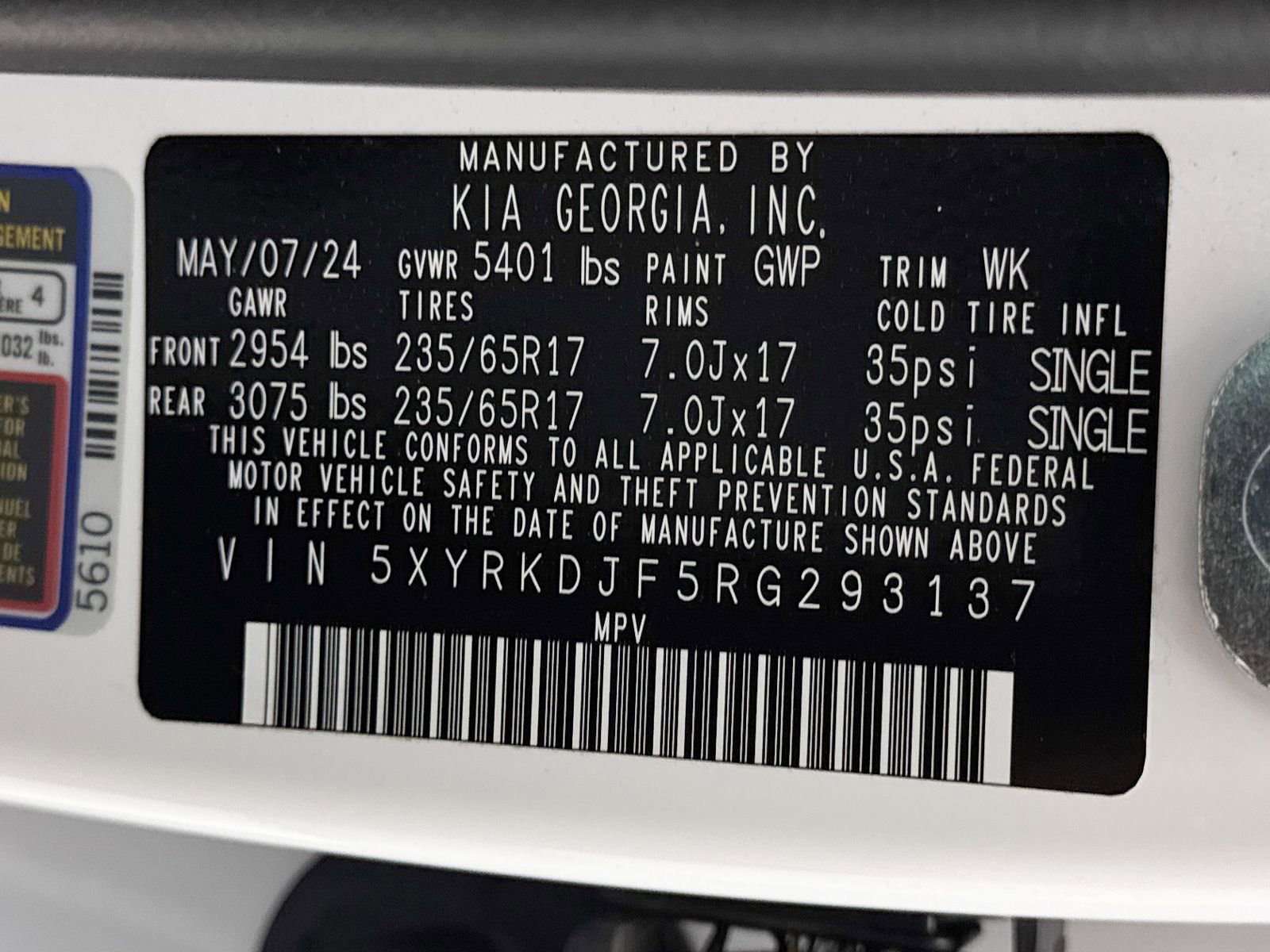 Certified 2024 Kia Sorento SX Prestige w/ Olive Brown Leather Package AWD/4WD image 45