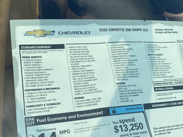 New 2025 Chevrolet Corvette Z06 image 27